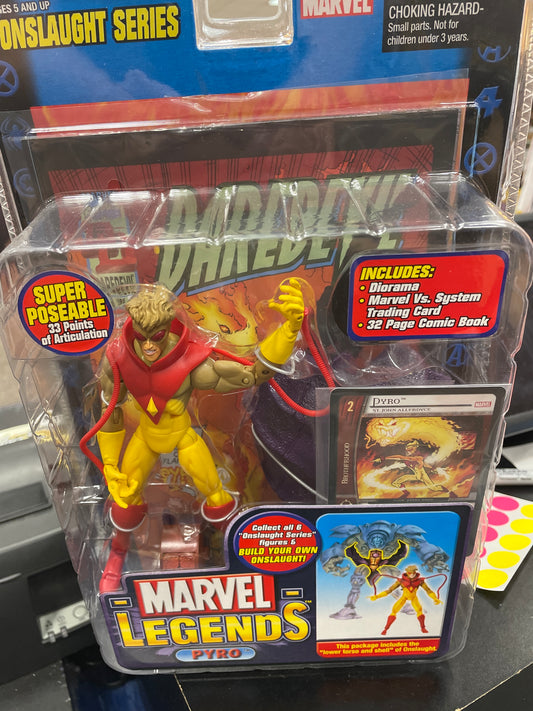 Marvel Legends xmen pyro  onslaught series Toy Biz