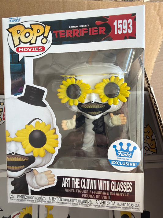 Terrifier Art the Clown 1593 exclusive Funko Pop! Vinyl Figure movies