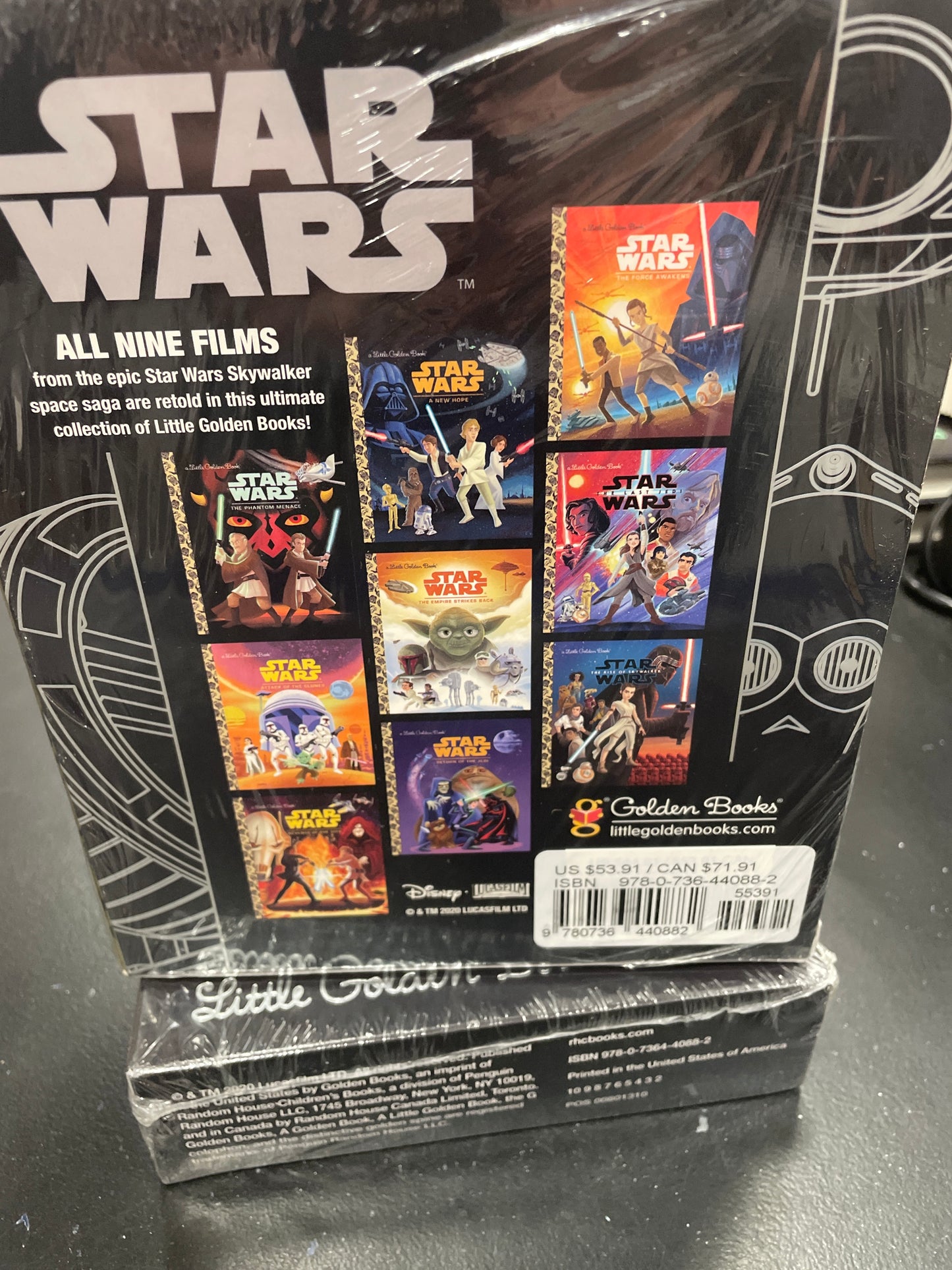 Star Wars Little Golden book set Skywalker Saga complete