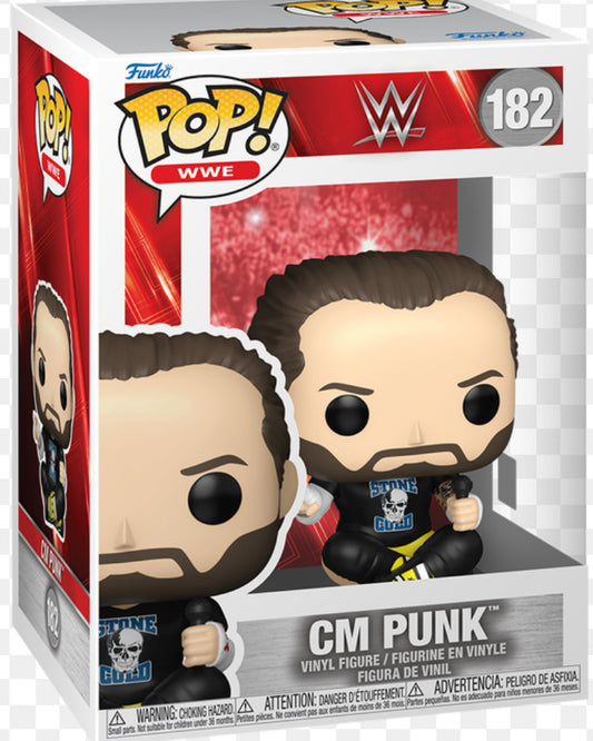 WWE CM Punk 182 Funko Pop! Vinyl Figure sports
