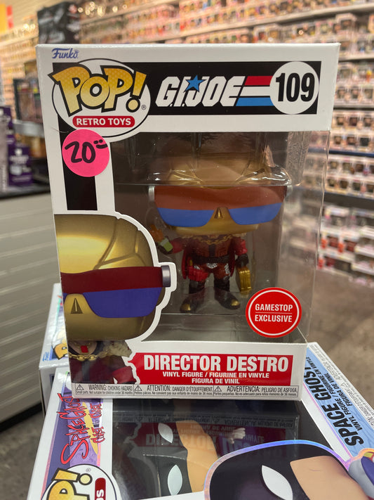 Gi Joe Director Destro #109 exclusive Funko Pop! Vinyl Figure cartoon