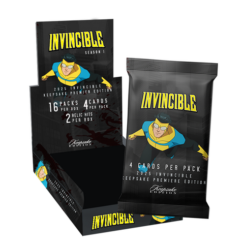 Invincible trading cards blaster box keepsake