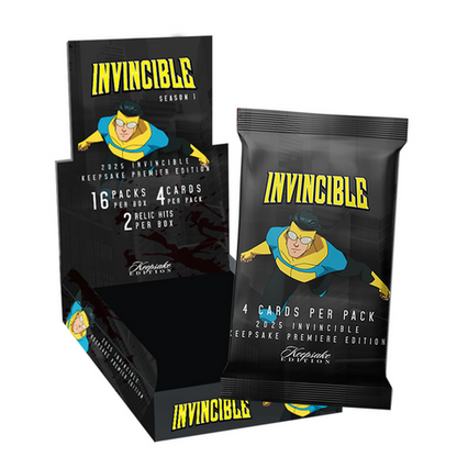 Invincible trading cards blaster box keepsake