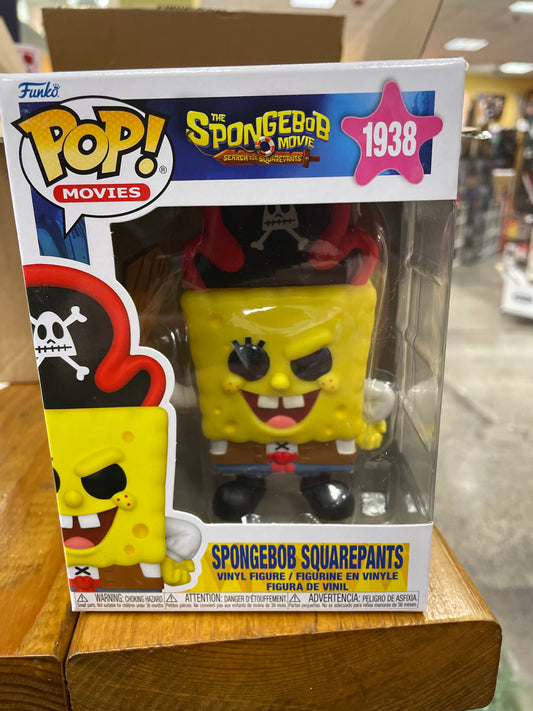 SpongeBob movie- SpongeBob SquarePants #1938 Funko Pop! Vinyl Figure cartoon