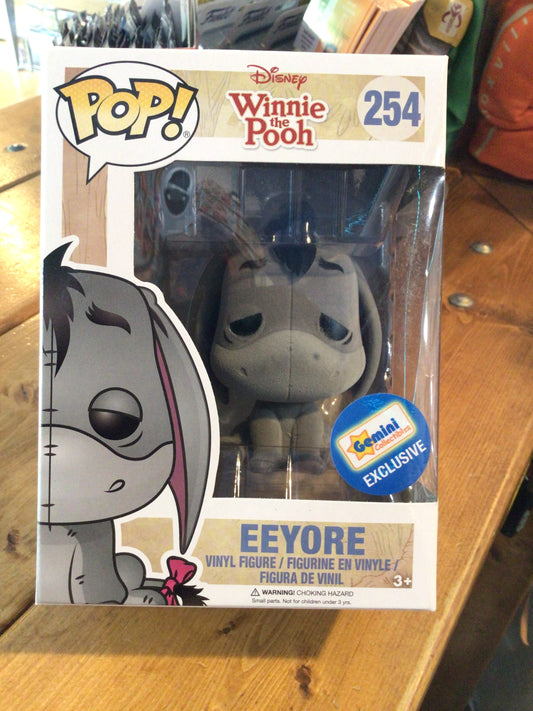 Winnie the Pooh #254 flocked Eeyore exclusive Funko Pop! Vinyl Figure