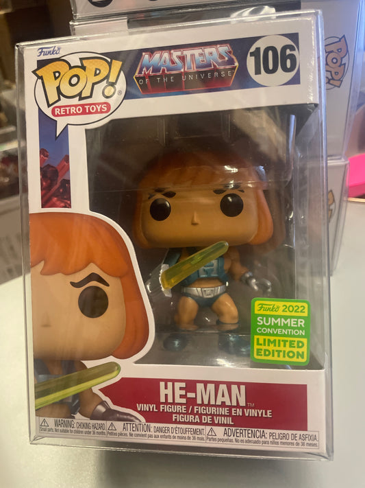MOTU power sword He-Man 106 Funko Pop! Vinyl figure cartoon