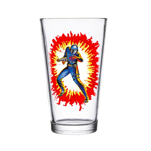 GI Joe - Cobra Commander - Super 7 Collectible Pint Glass | Tall Man Toys