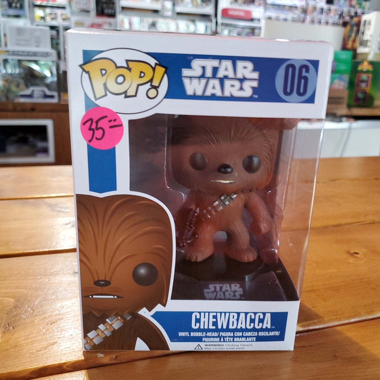 Star Wars Chewbacca blue box original Funko Pop! Vinyl Figure
