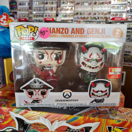 Overwatch - Hanzo & Genji - Funko Pop Figure 2 Pack (video games)