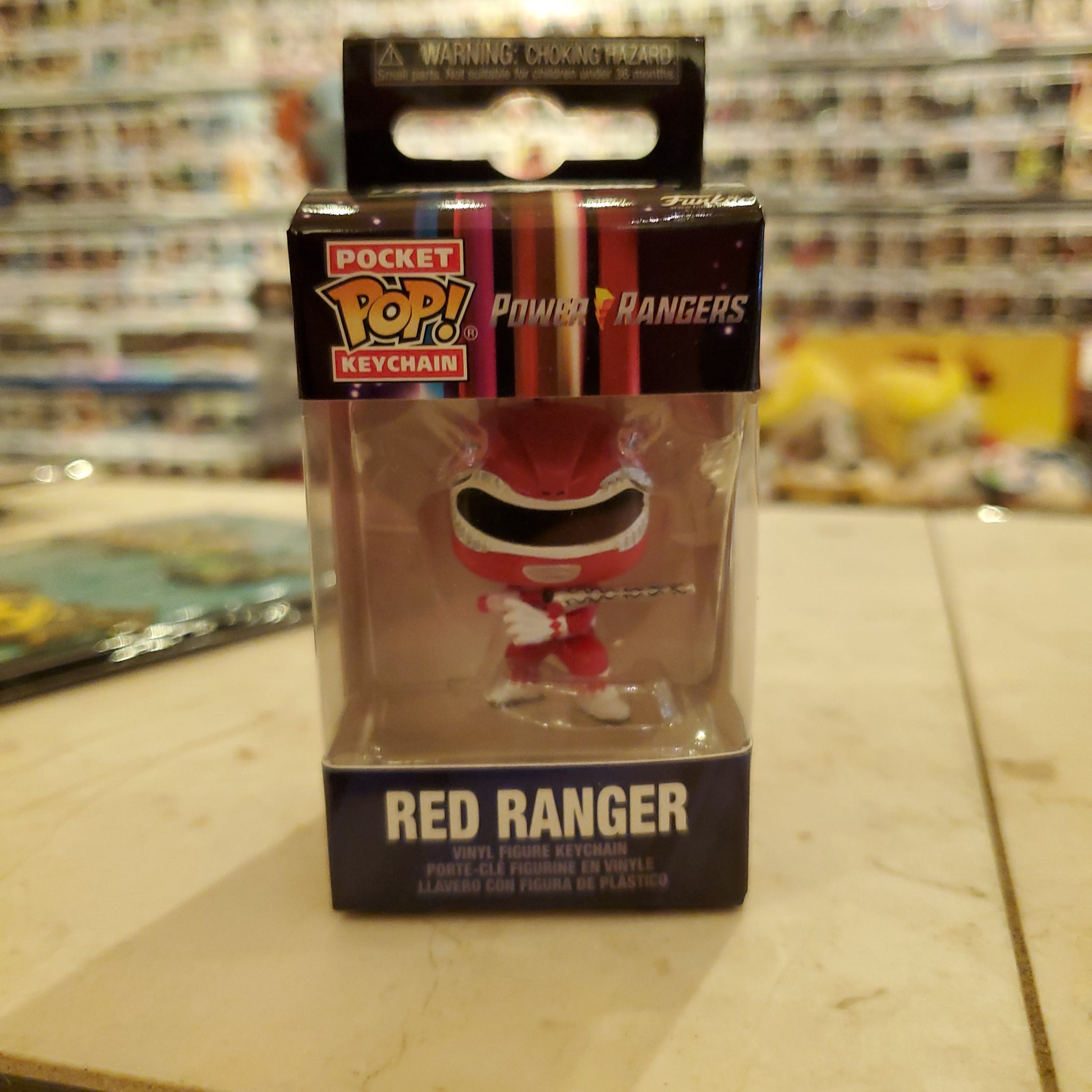 MMPR - Red Ranger - Funko Pop Keychain | Tall Man Toys