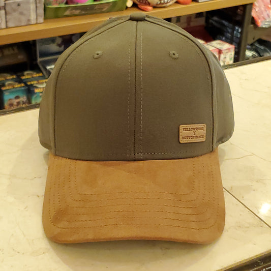 Yellowstone Dutton Ranch Suede Bill Adjustable Baseball Hat by Bioworld