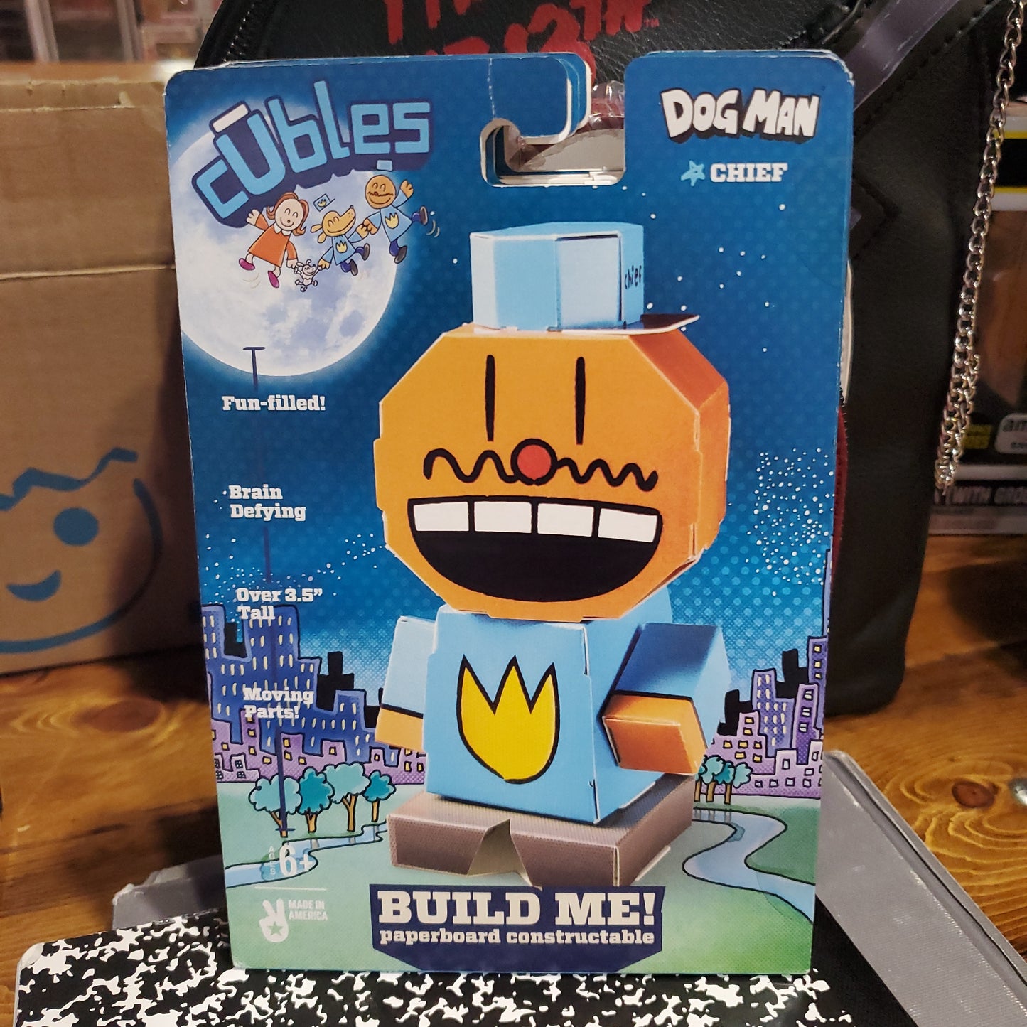 Dog Man by Dav Pilkey - Cubles Paperboard Constuctables
