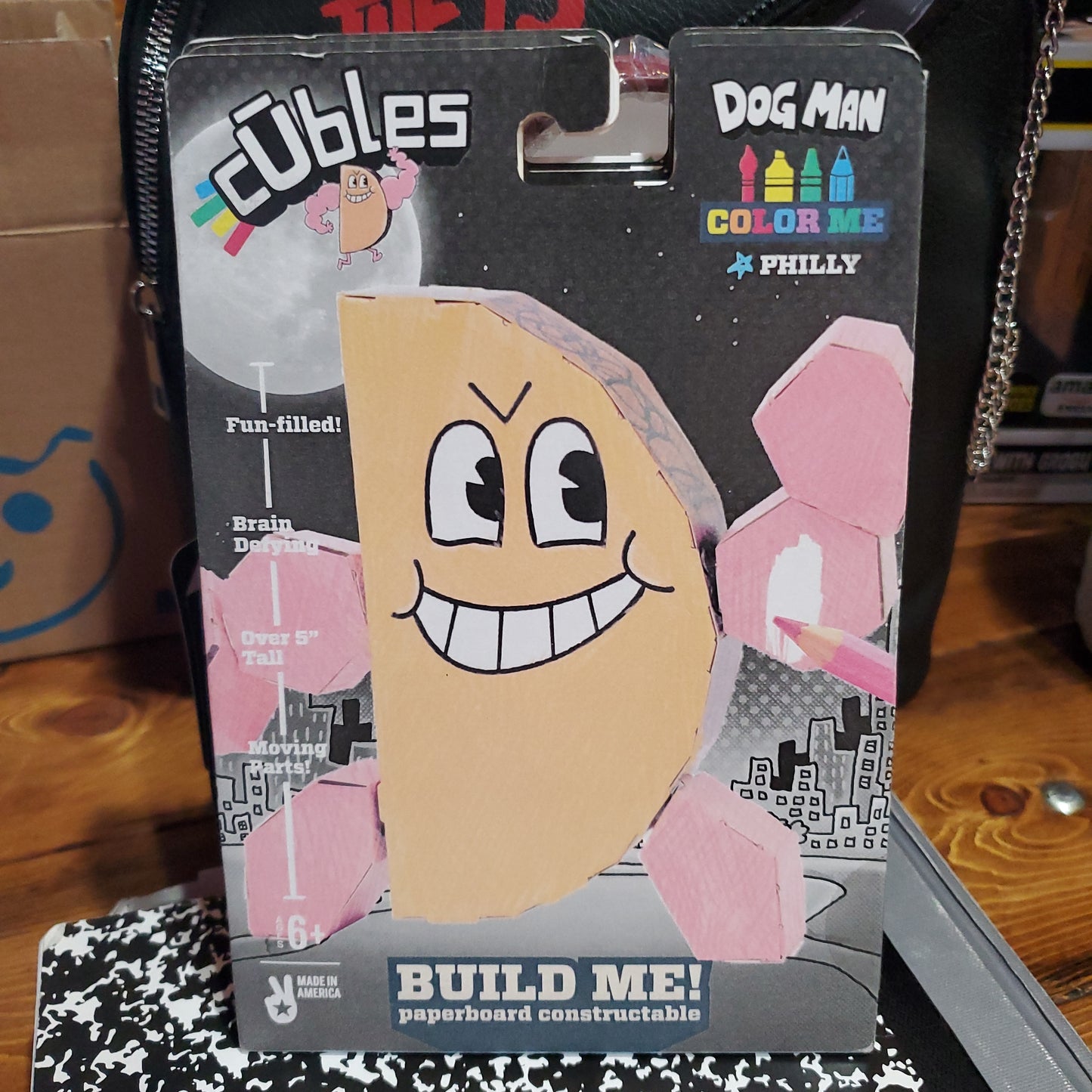 Dog Man by Dav Pilkey - Cubles Paperboard Constuctables