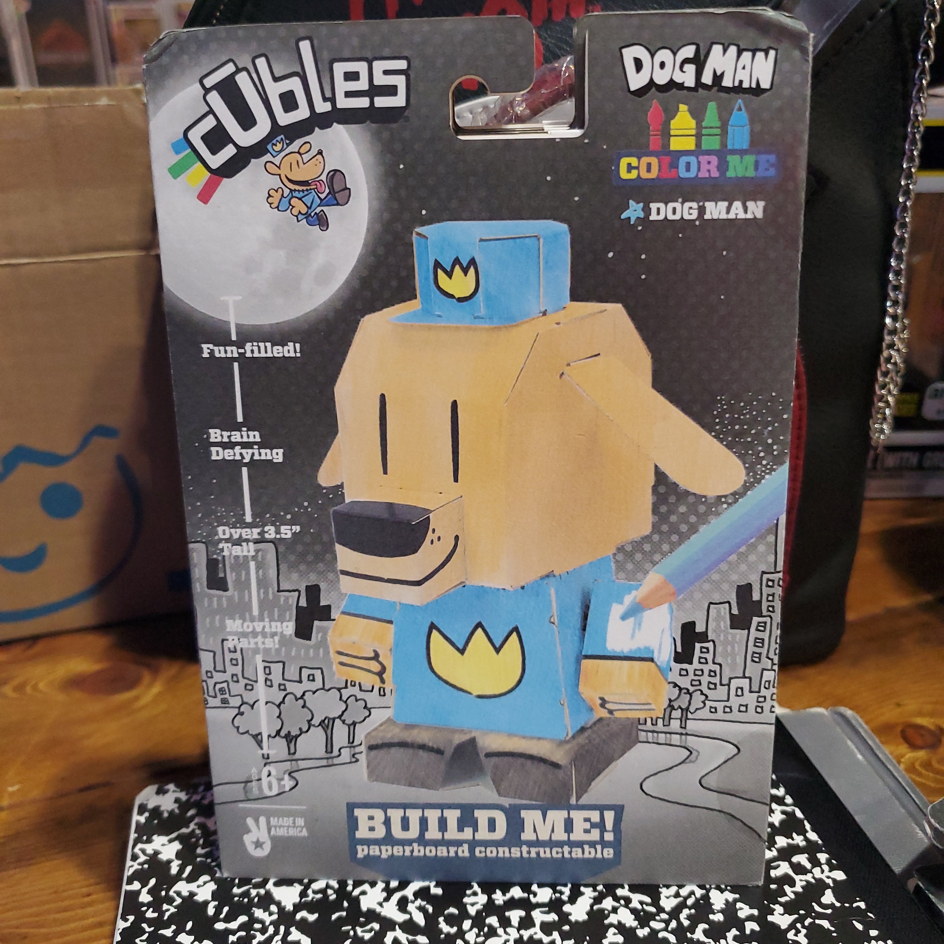 Dog Man by Dav Pilkey - Cubles Paperboard Constuctables – Tall Man Toys ...