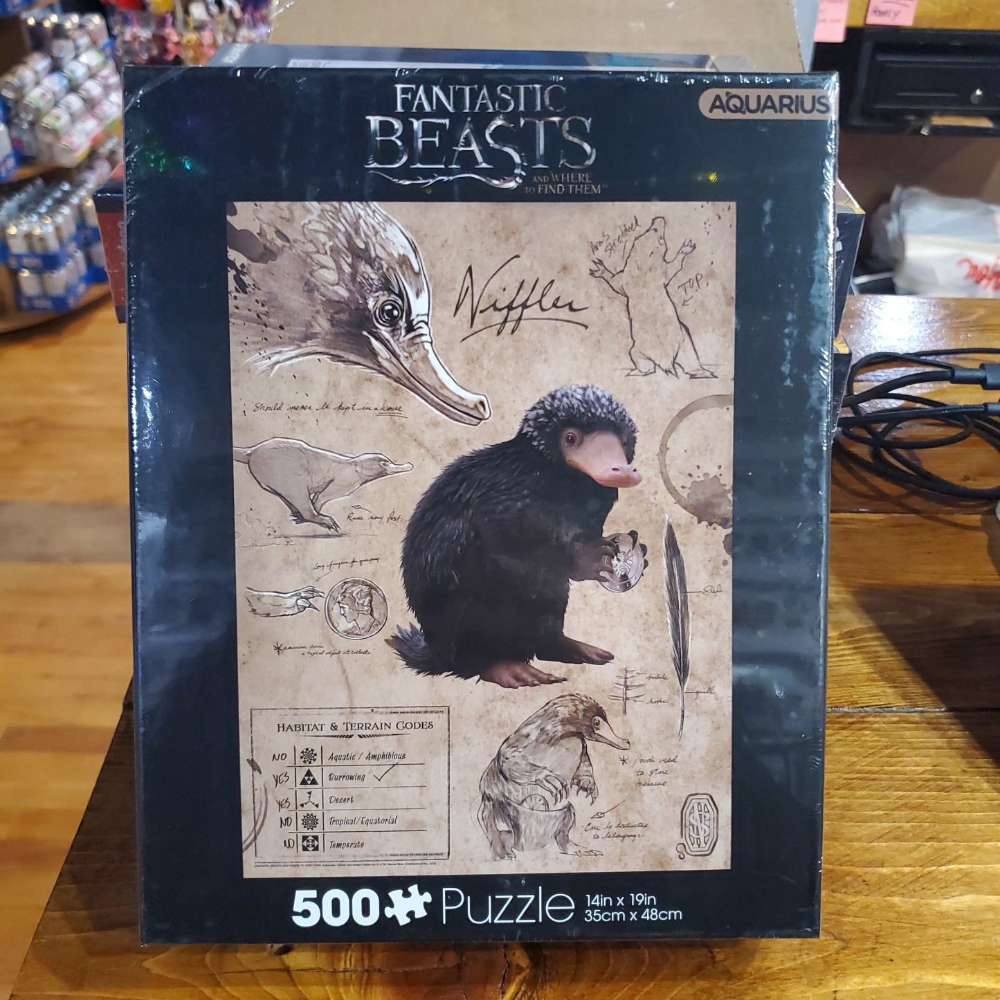Aquarius Puzzles - Fantastic Beasts - 500 pieces GAMES