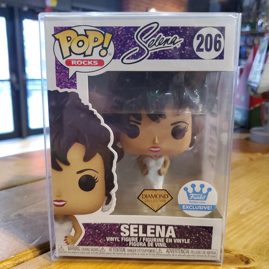 Selena (White Suit, Diamond Collection) #206 - Funko Pop! Vinyl Figure (Rocks)