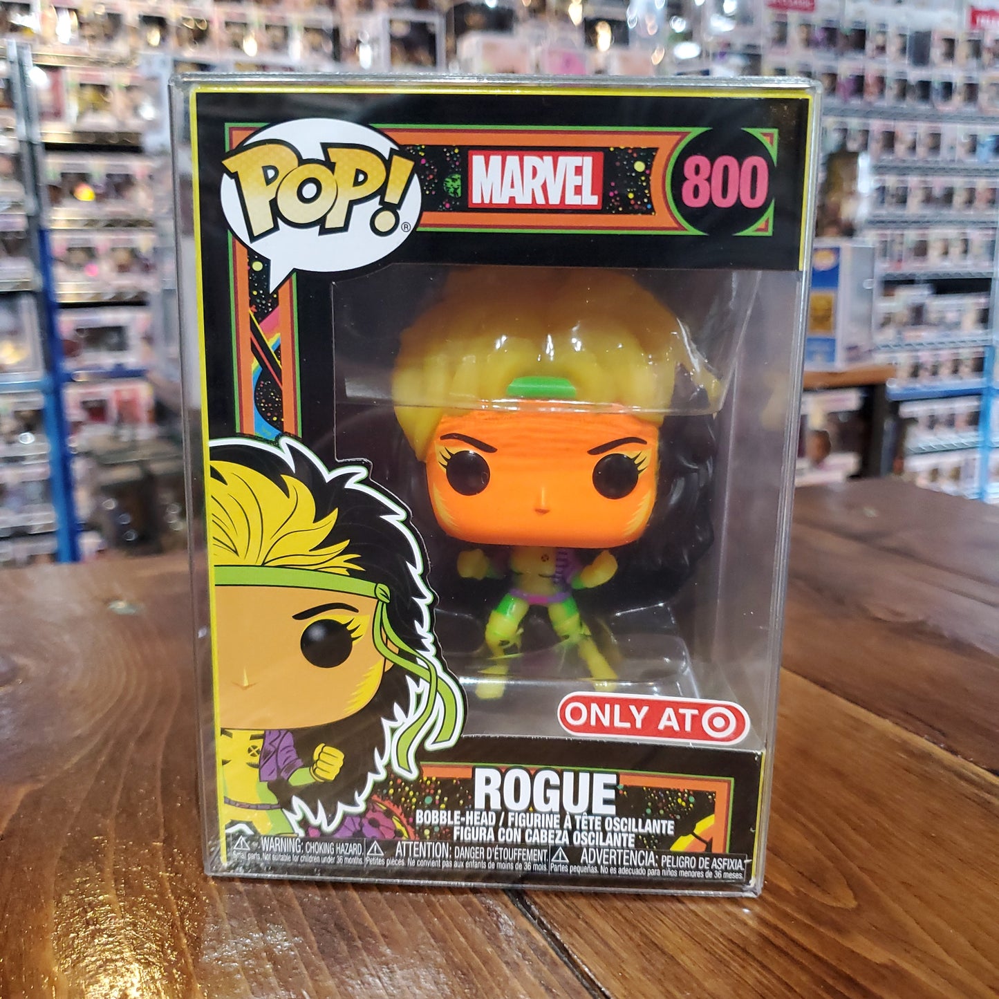 Marvel X-men - Rogue #800 (Blacklight) - Funko Pop! Vinyl Figure