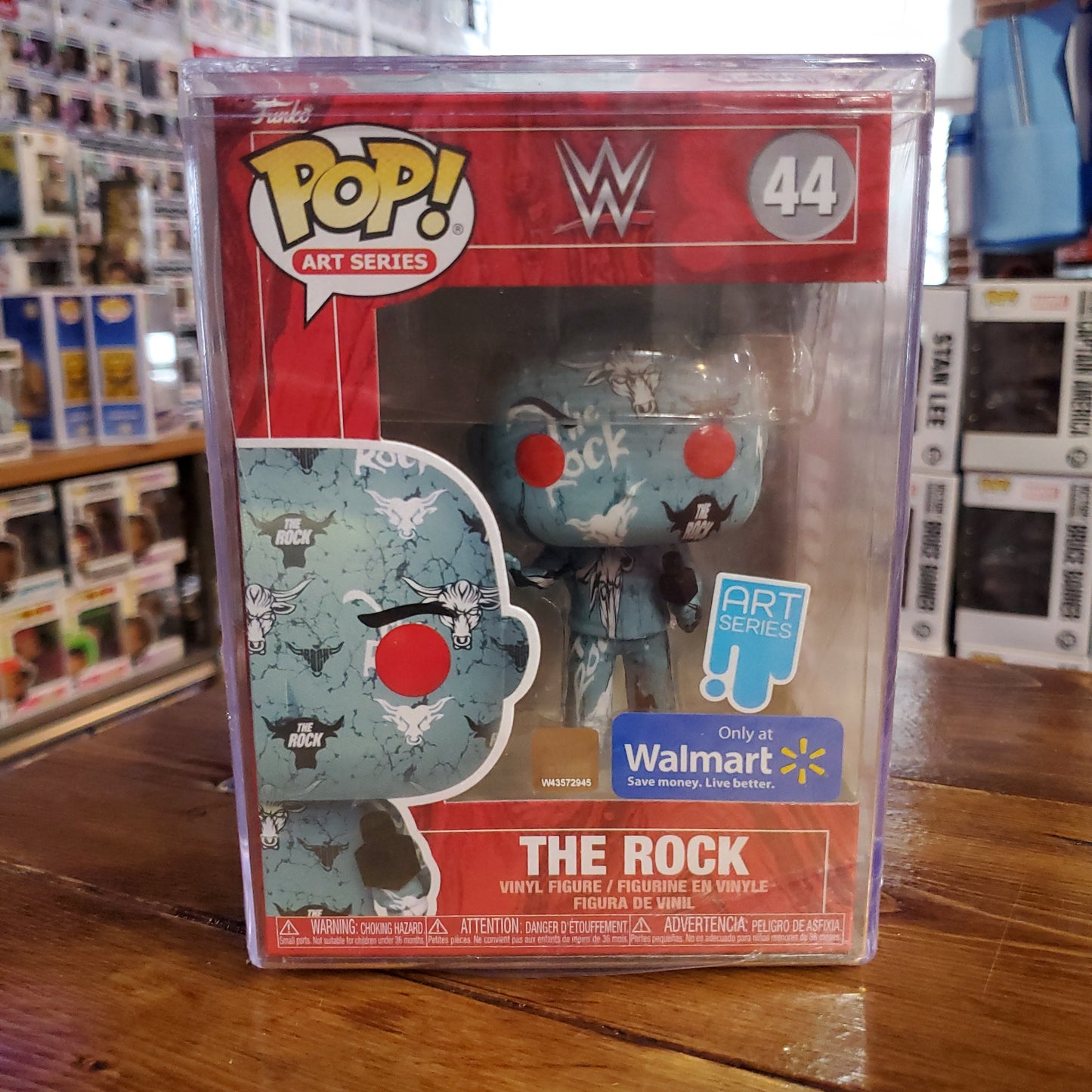 WWE - The Rock (Art Series) #44 - Funko Pop! Vinyl Figure (sports)