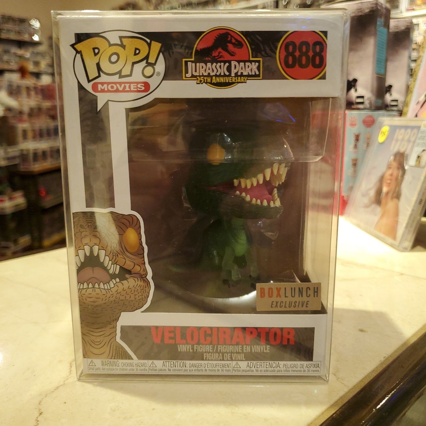 Jurassic Park - Velociraptor #888 - Funko Pop! Movies Vinyl Figure