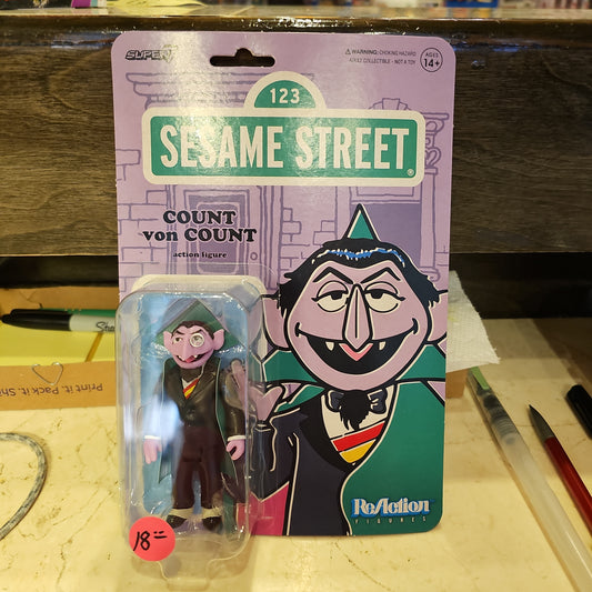 Super7 - Sesame Street REACTION FIGURE - Count Von Count