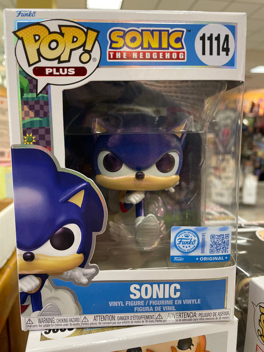 Sonic the Hedgehog - Sonic #1114 - Funko Pop! Plus Vinyl Figure (video games)