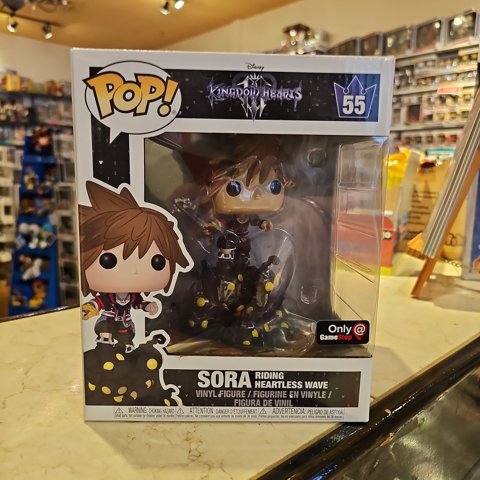 Disney Kingdom Hearts Sora Riding Heartless Wave #55 Funko Pop