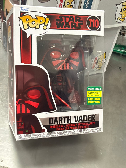 Star Wars Darth Vader red flames 710 exclusive Funko Pop! Vinyl Figure