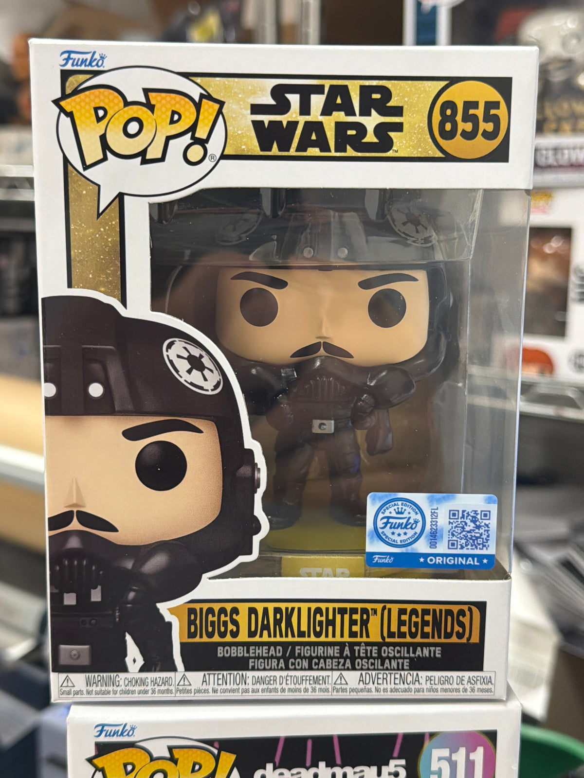 Star Wars legends Biggs Darklighter 855 Funko Pop! Vinyl figure