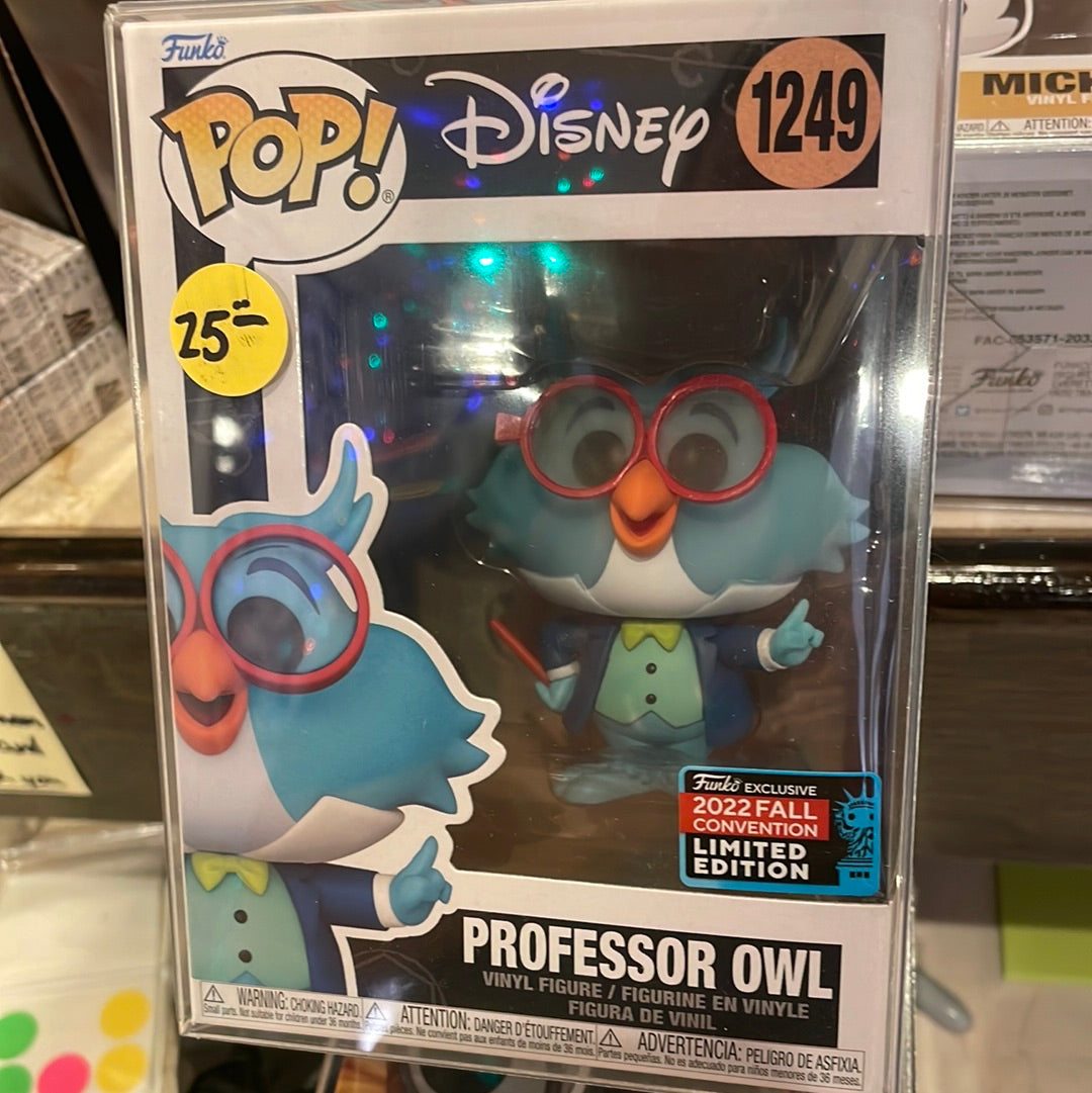Disney - professor owl 1249 - Exclusive Funko Pop Vinyl Figure