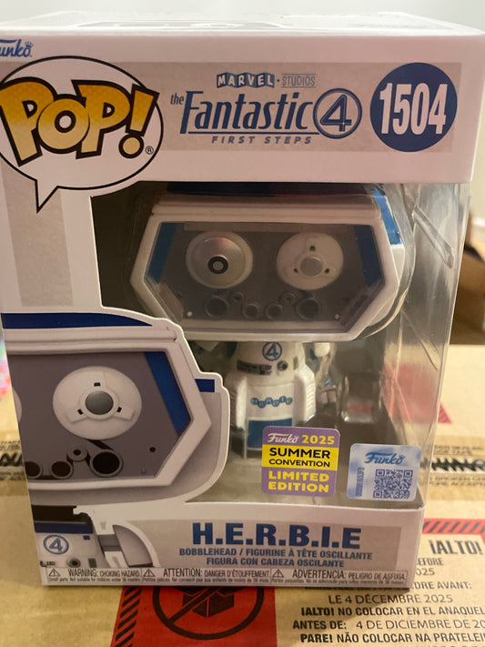 Marvel Fantastic four HERBIE 1504 Funko Pop! Vinyl Figure