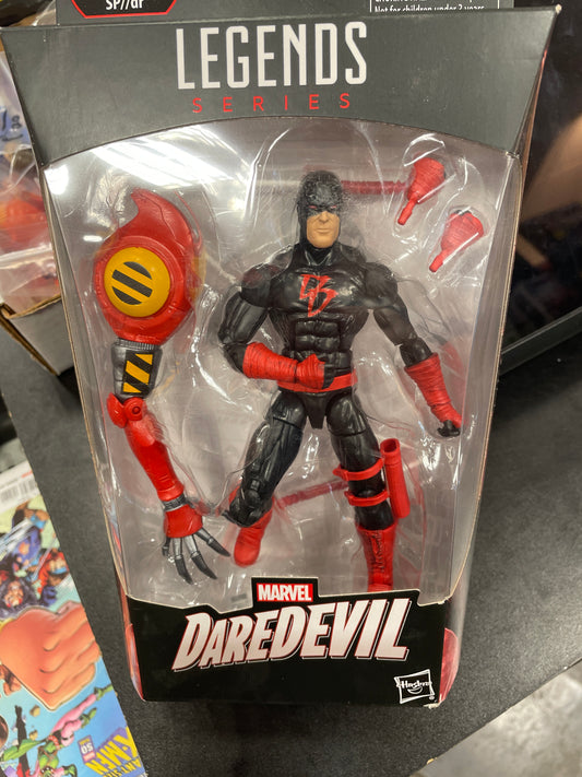 Marvel Legends daredevil black costum Hasbro BAF SP//dr