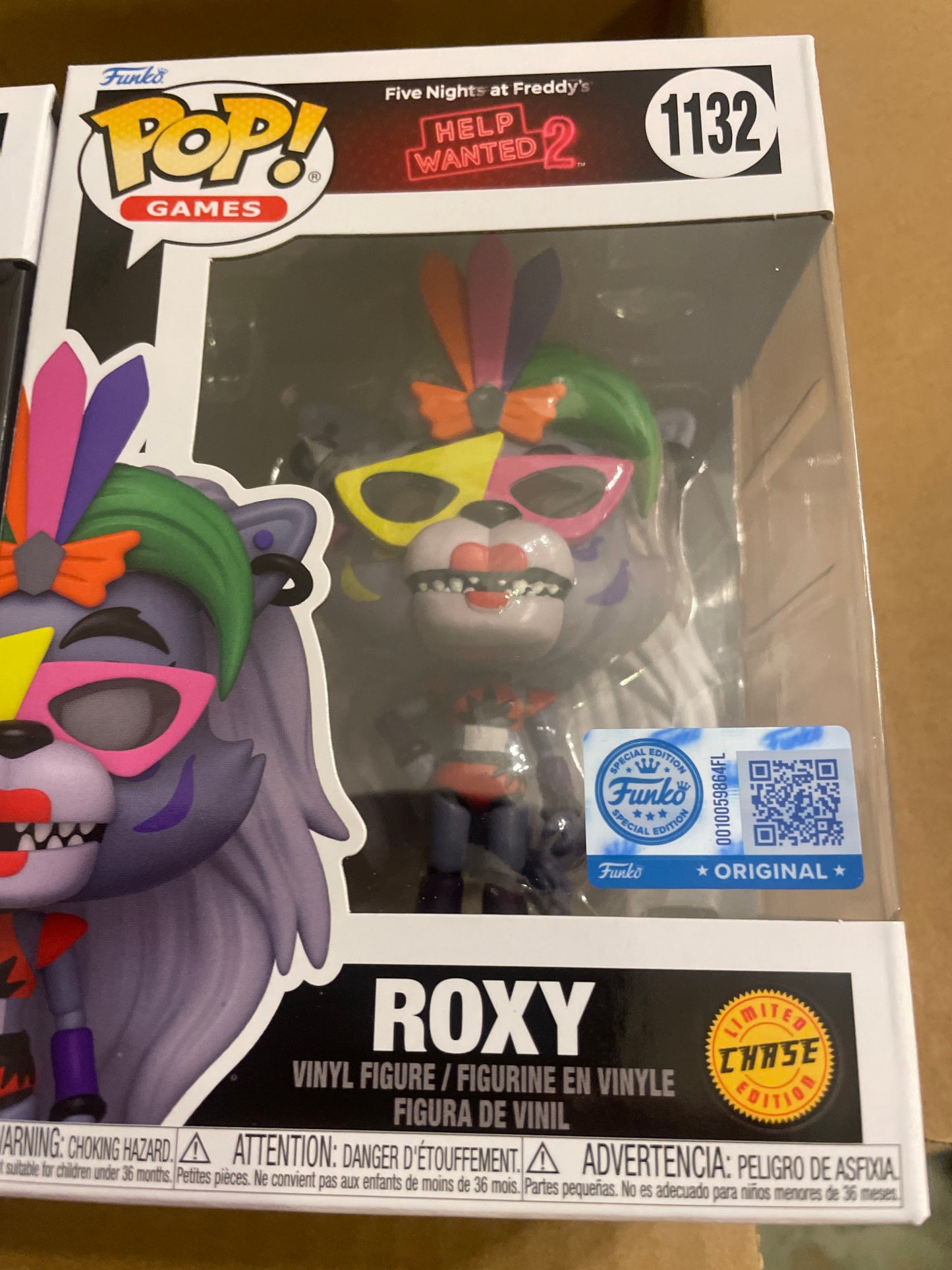 Five nights at Freddy’s FNAF Roxy 1132 Funko Pop! Vinyl Figure video games