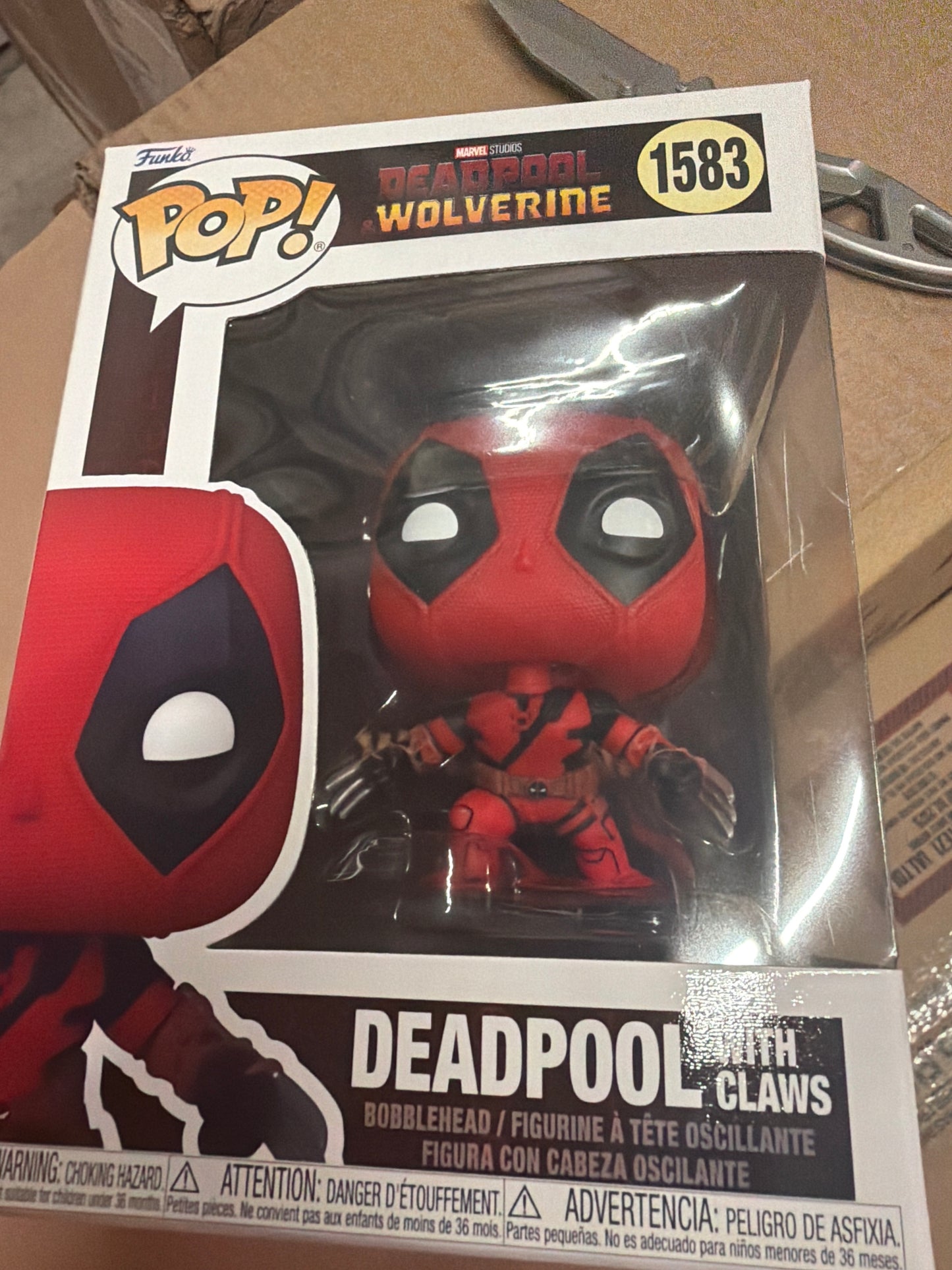 Deadpool with claws 1583 Funko Pop! Vinyl figure marvel