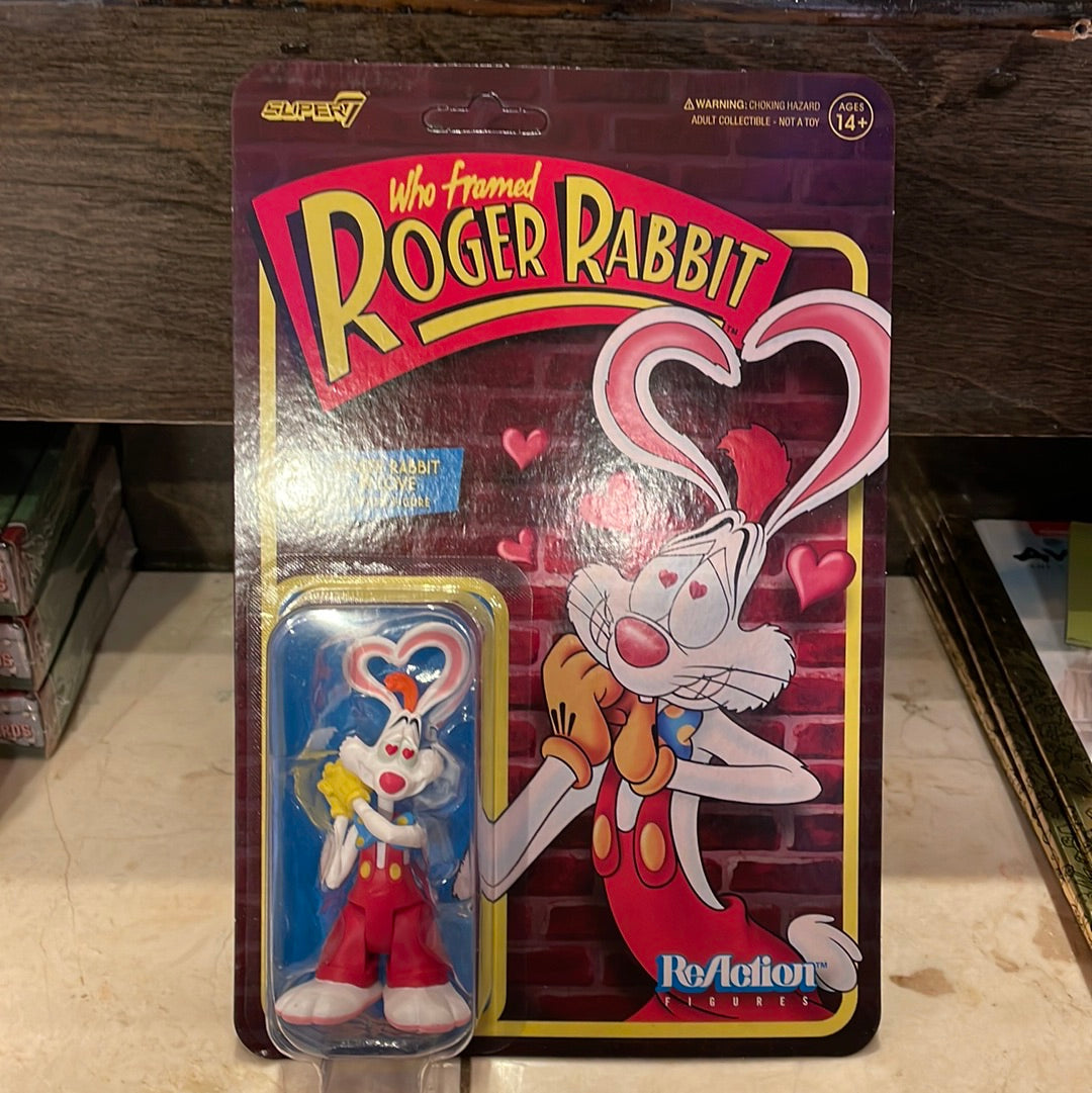 Who Framed Roger Rabbit- Roger Rabbit in Love- Super 7 reaction figure