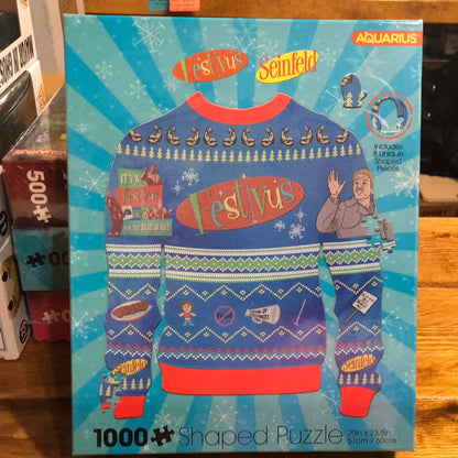 Seinfeld Festivus Sweater 1000 piece puzzle new