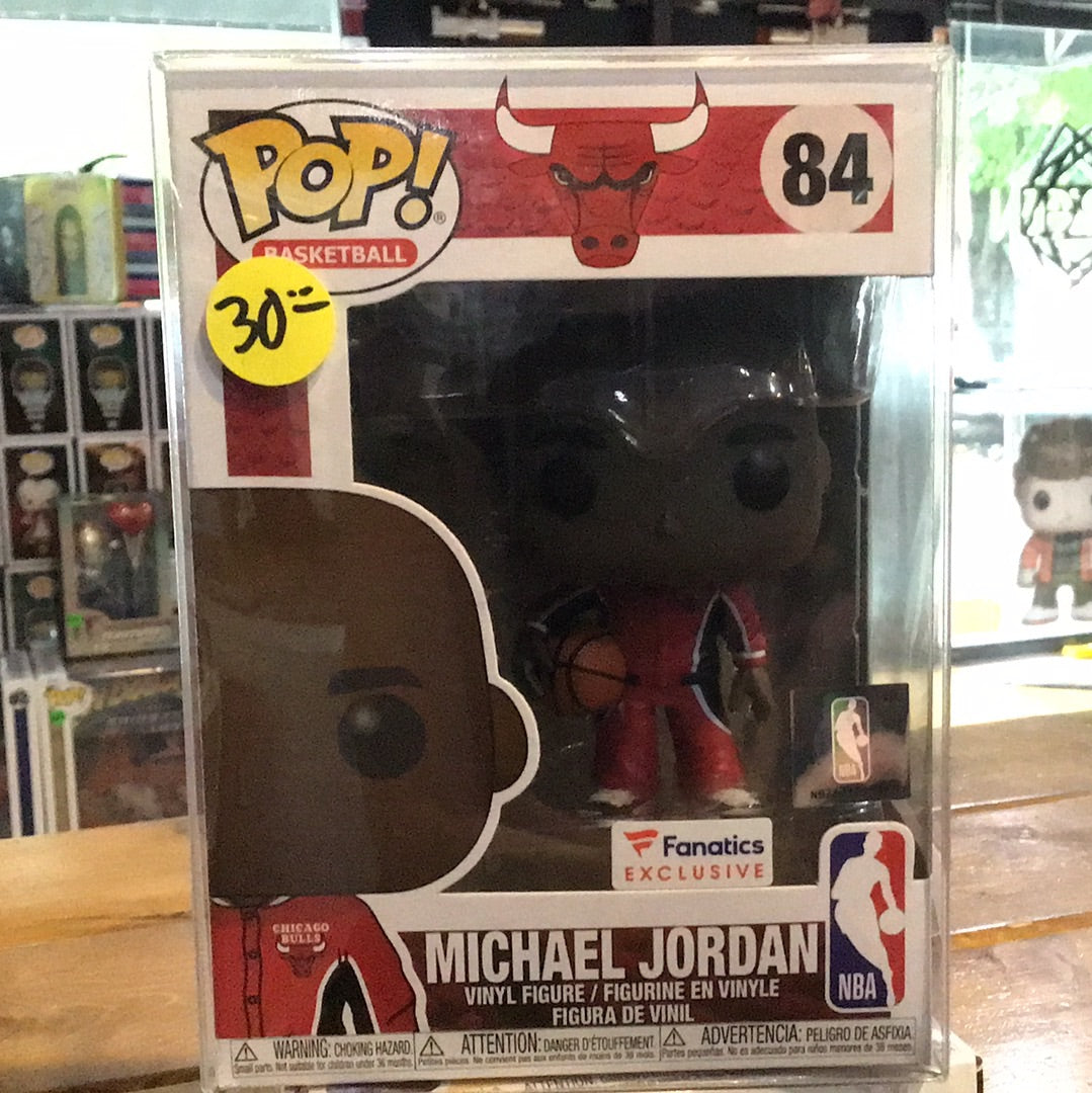 NBA - Michael Jordan Bulls Warm-Ups (red) #84 fanatics exclusive - Funko Pop! Vinyl Figure (sports)
