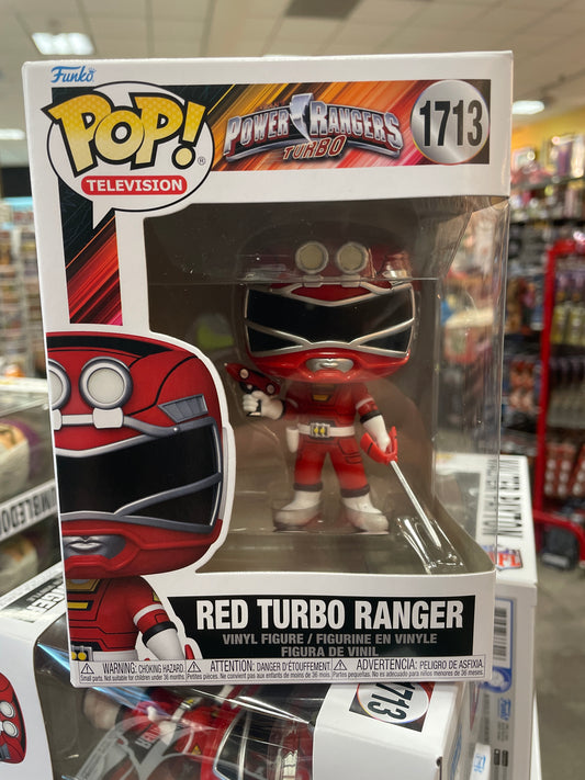 Power Rangers Turbo: Red Turbo Ranger # 1713 Funko Pop Vinyl Figure Television