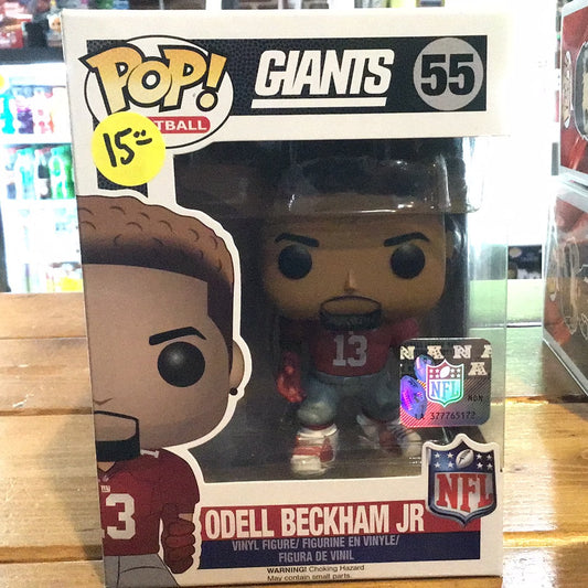 NFL - Odell Beckham Jr Giants Red Jersey Funko Pop! Vinyl Figure STORE