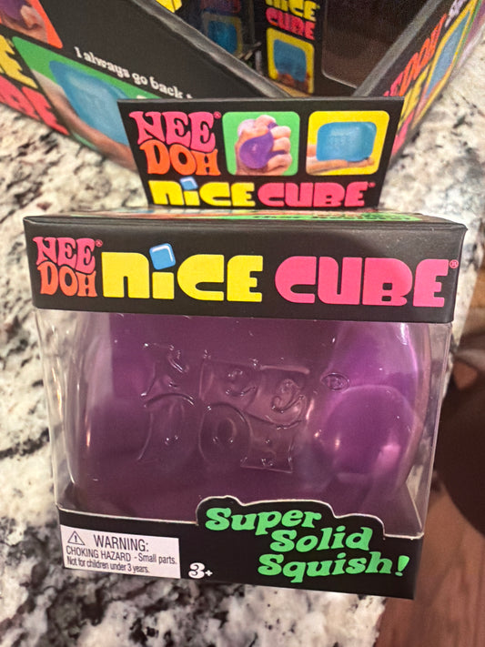 Needoh nice cube stress ball toys squish Schylling