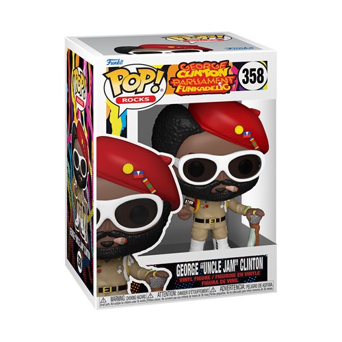 George Clinton Parliment Funkadelic 358 Funko Pop! Vinyl Figure Rocks