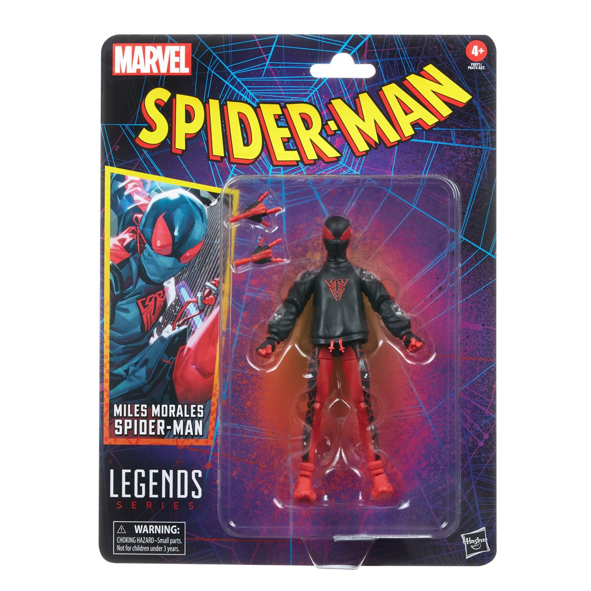 Marvel - Miles Morales Spider-man - Legends Series Retro Action Figure