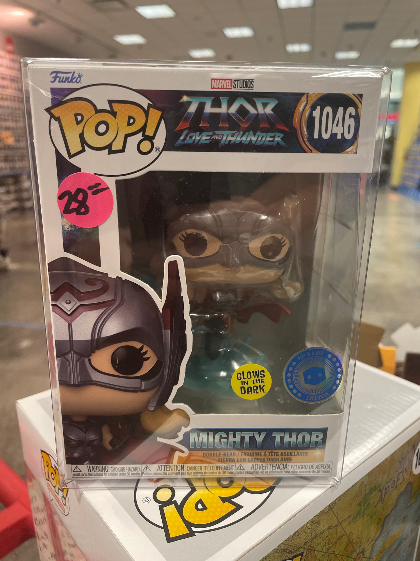 Marvel Thor Love and Thunder - Mighty Thor Pop In A Box Exclusive #1046- Funko Pop! Vinyl Figure