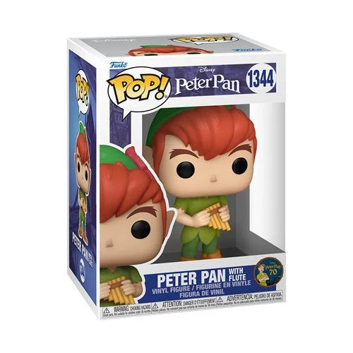 Disney Peter Pan 70th Peter with Flute #1344  - Funko Pop! Vinyl Figure