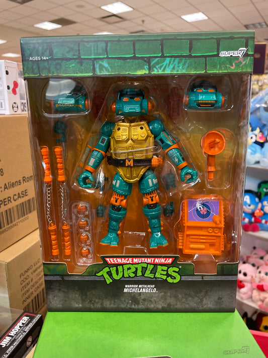 Warrior Metalhead Michelangelo- TMNT - Super 7 Ultimates Action Figure