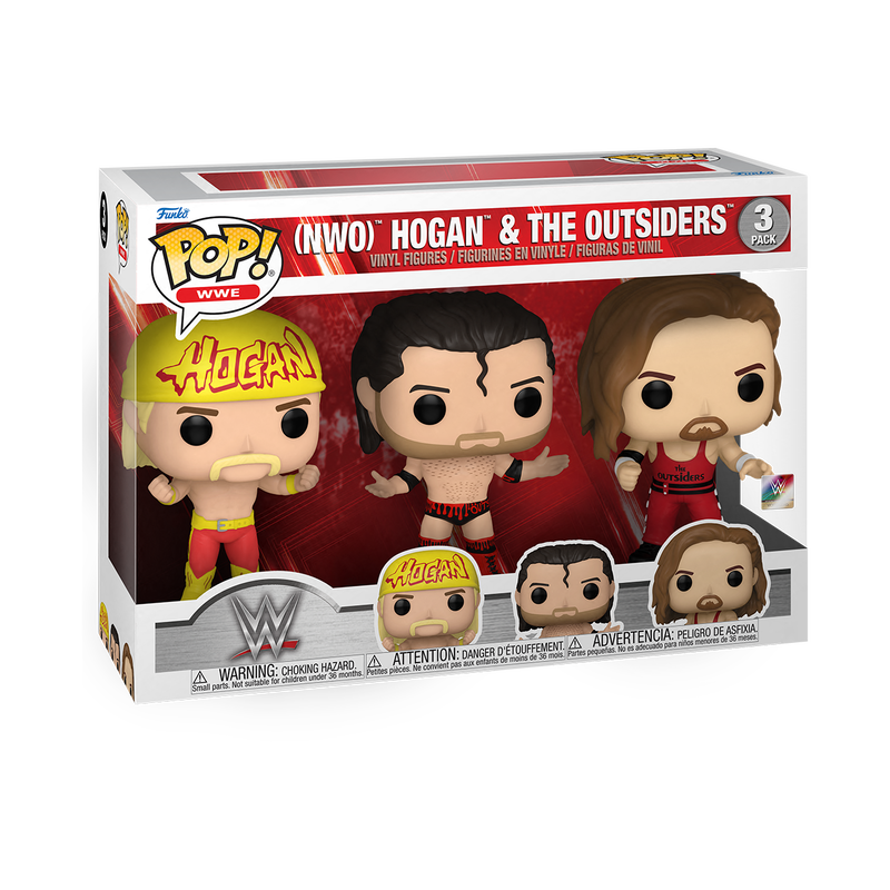 WWE - NWO Hogan & the Outsiders - Funko Pop! Vinyl Figure 3-Pack