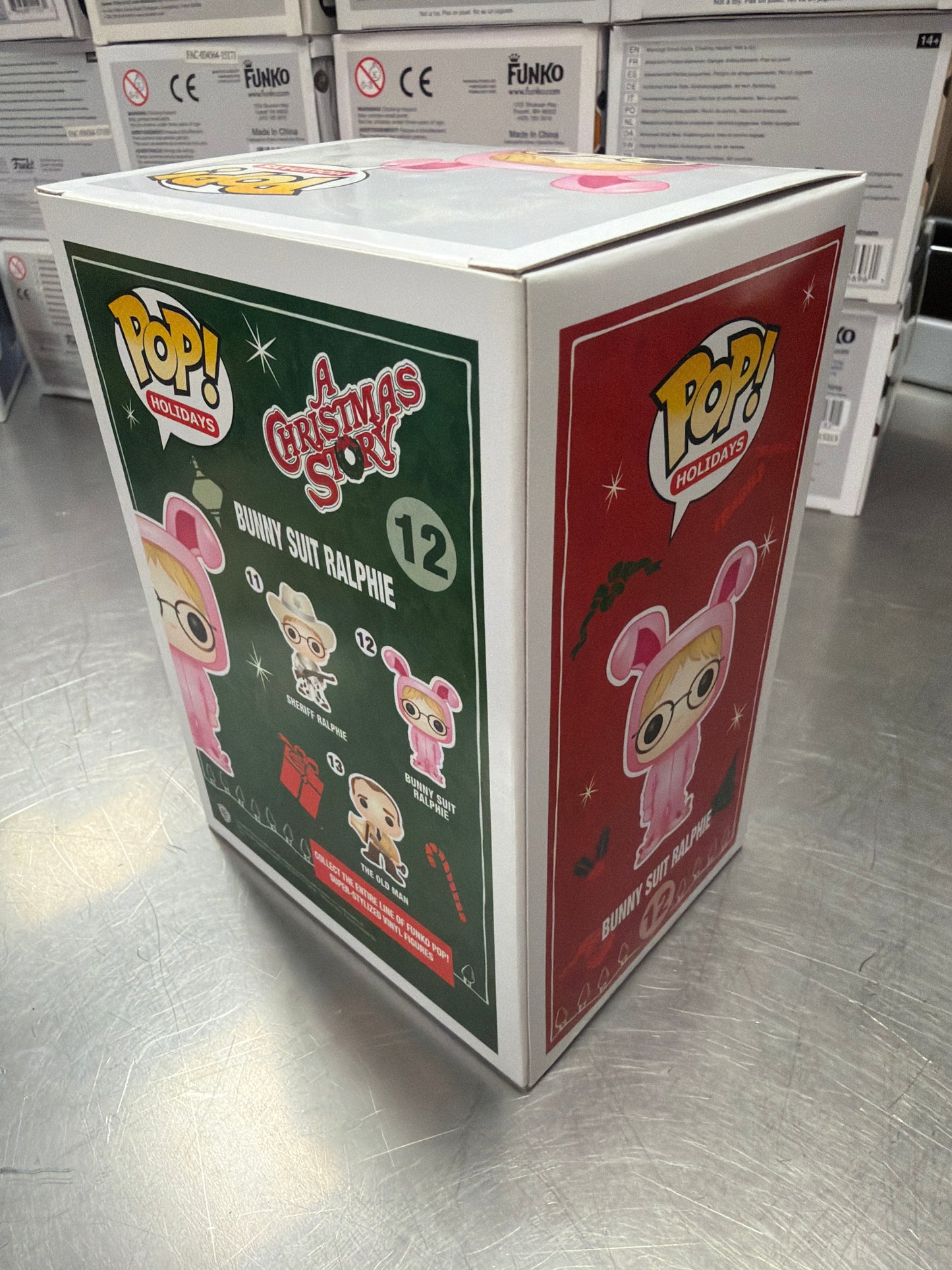 A Christmas Story Bunny Suit Ralphie FLOCKED EXCLUSIVE 12 Funko Pop! Vinyl figure retired movie