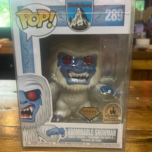 Matterhorn bobsled diamond 289 abominable exclusive Funko Pop! Vinyl figure Disney
