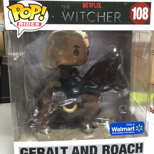 The Witcher Geralt and Roach exclusive 108 Funko Pop! Vinyl figure games