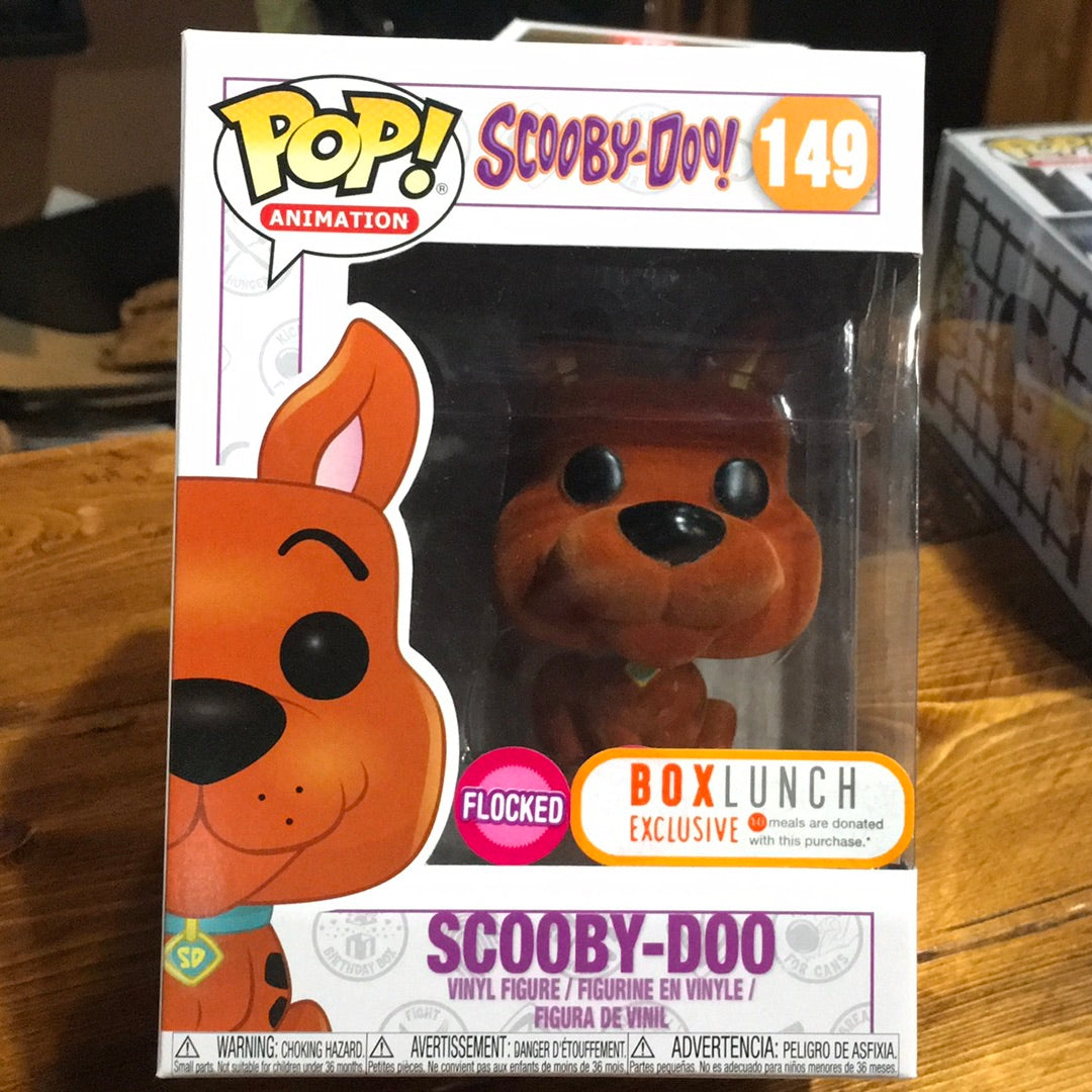 Scooby-Doo flocked  149 exclusive Funko Pop! Vinyl figure exclusive cartoon