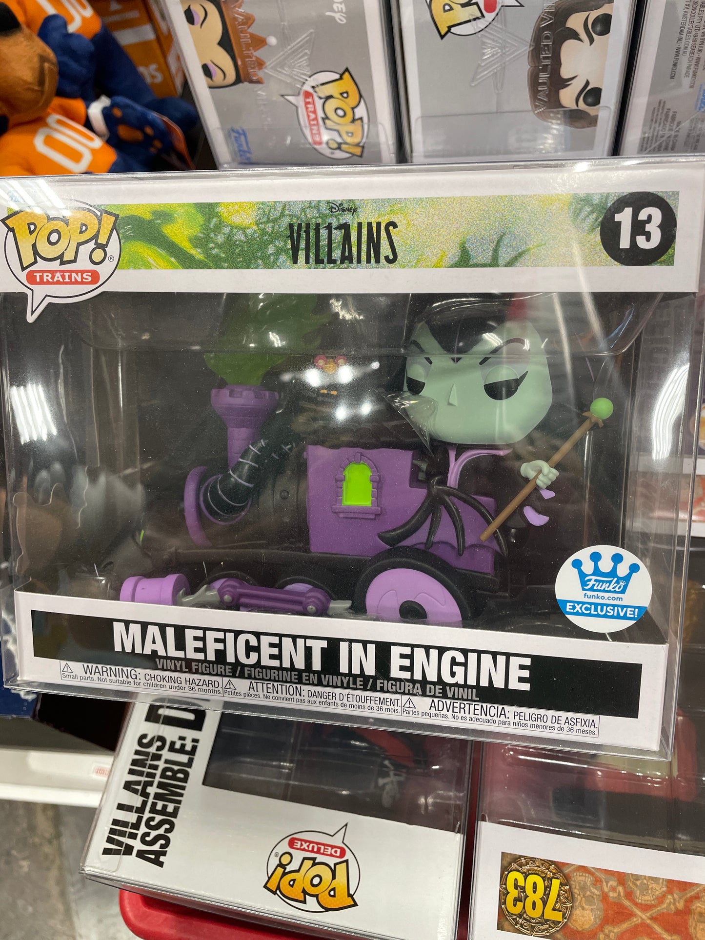 Disney villians- train 13 maleficent in engine Exclusive Funko Pop! Vinyl Figure